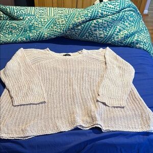 J Crew 100% Linen Knit Sweater